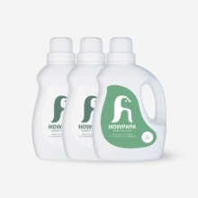 하우파파 아기 세탁세제 2L 2개입 &amp; 섬유유연제 2L 1개입 (시그니처향, 피치 플로럴향)